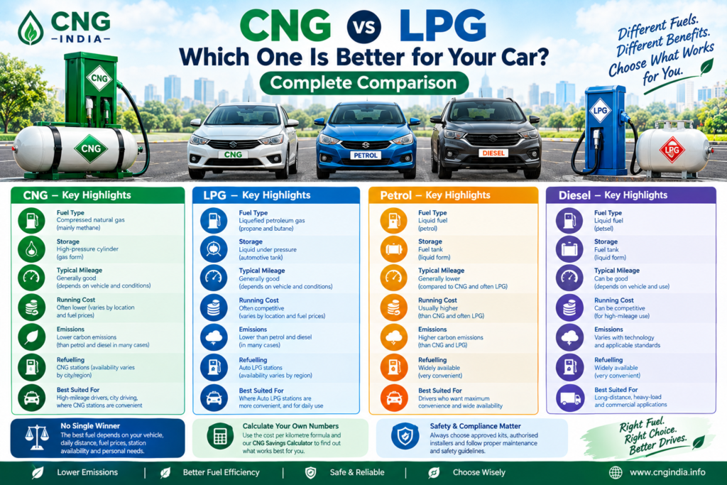 CNG vs LPG Which One Is Better for Your Car Complete Comparison